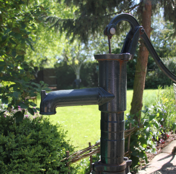 The tap for our rainwater storage system